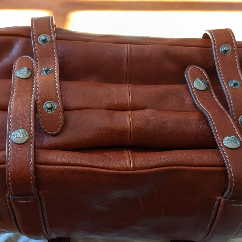 Leather laptop bag - Picture 4 of 5